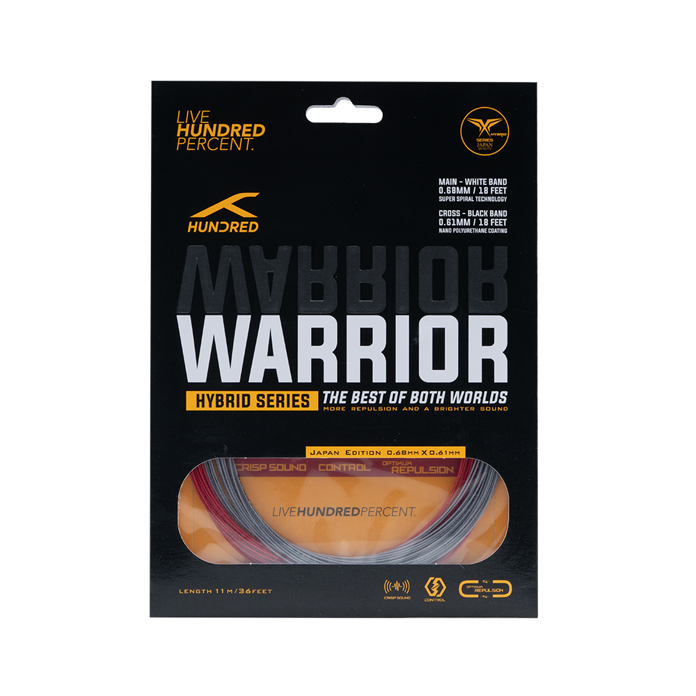 HYBRID WARRIOR - 0.61 FORMULA 1 RED & 0.68 STEEL GRAY