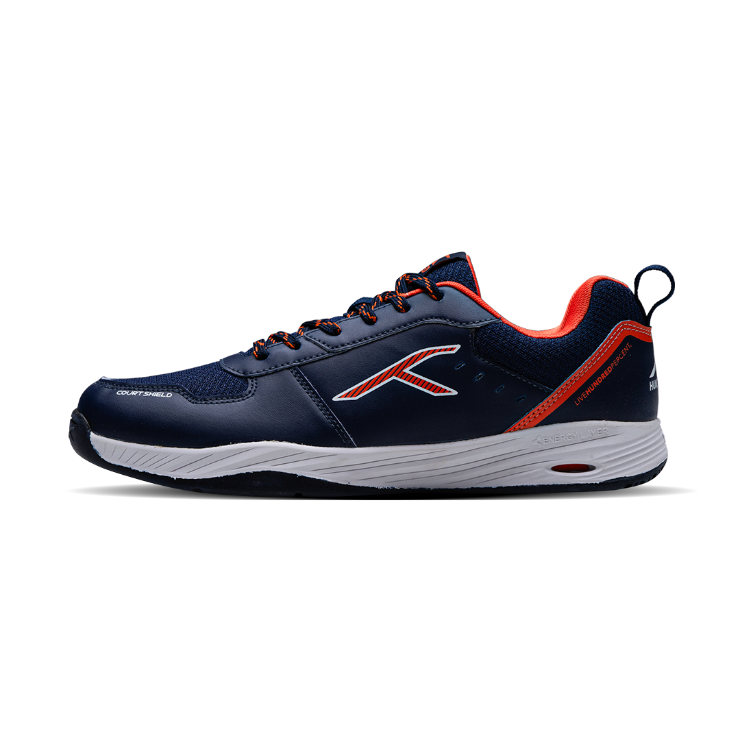 Court Shield-Navy/Orange/White