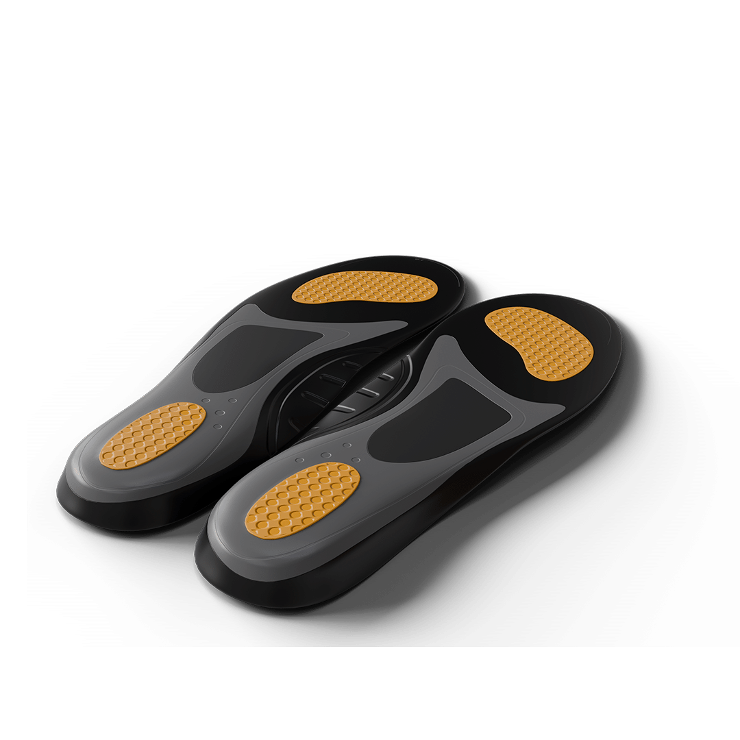 GELGLIDE INSOLE - BLACK/ORANGE