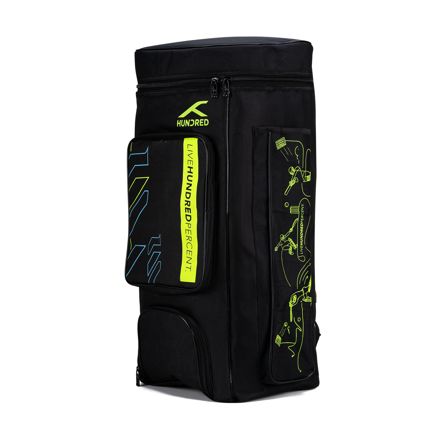 Aspirev Cricket Kitbag (Black)