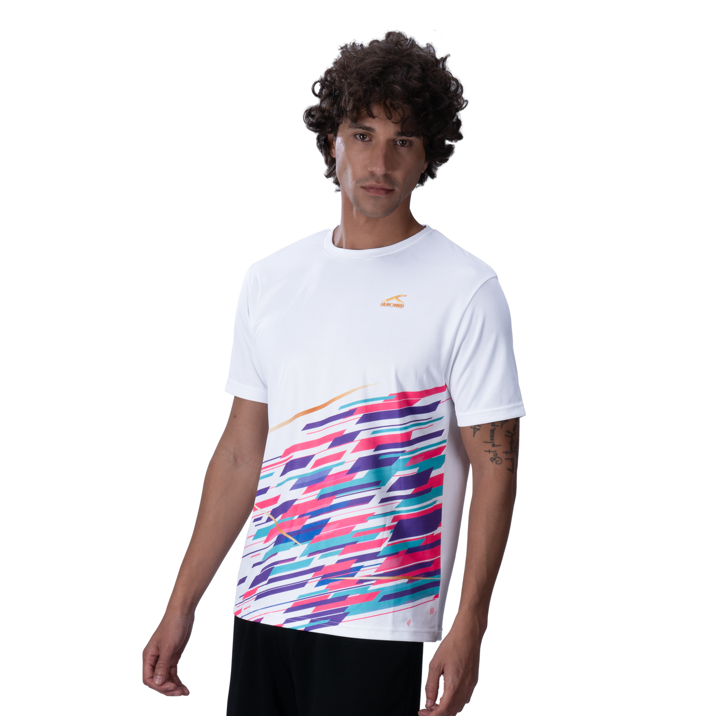 Air Crush T-Shirt - WHITE/GOLD