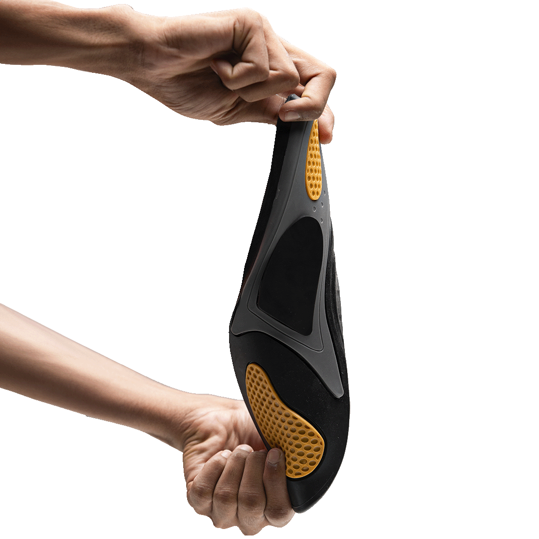 GELGLIDE INSOLE - BLACK/ORANGE