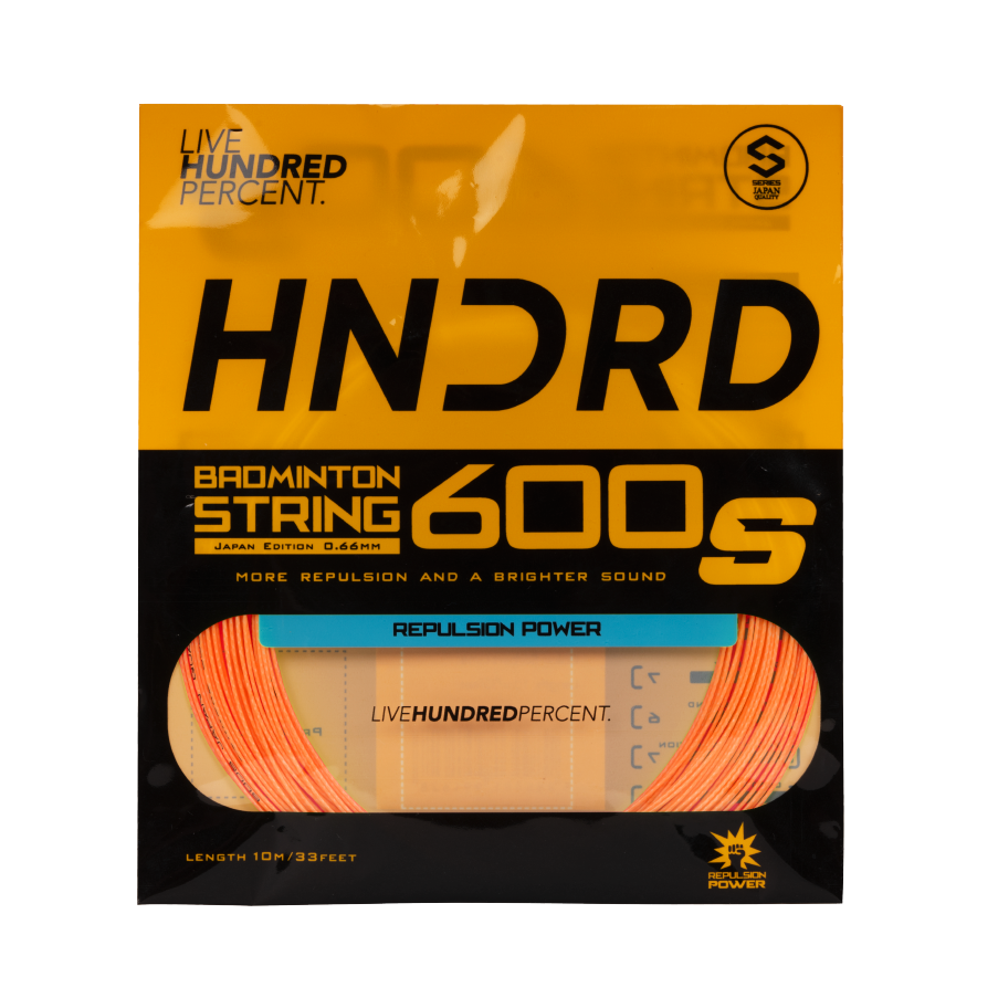 600S - Badminton String - Popsicle Orange