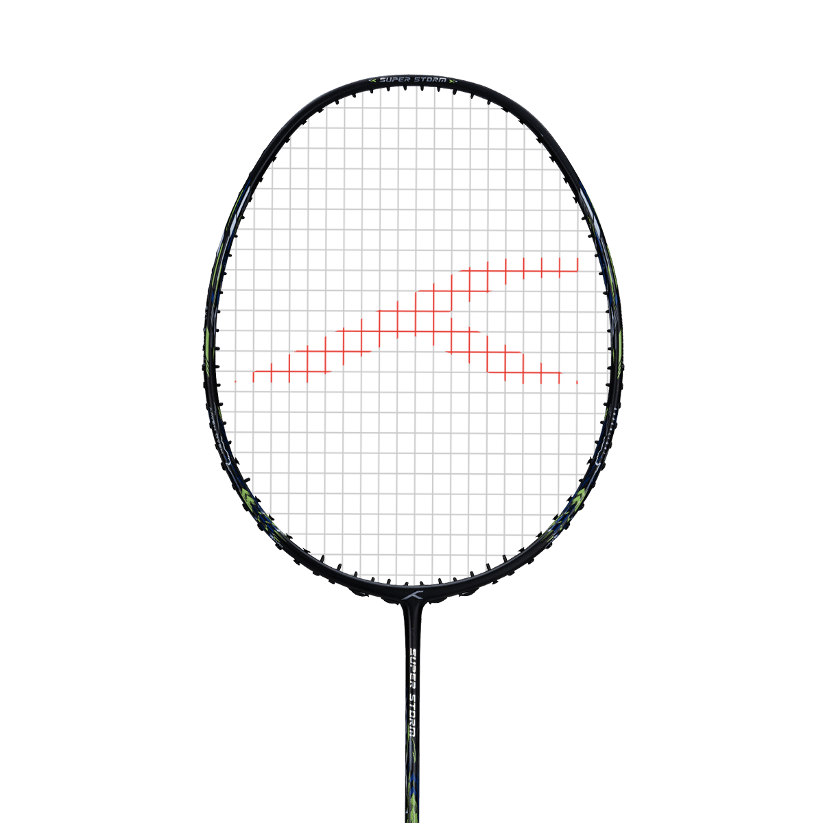 Super Storm Strung Badminton Racket (Black)