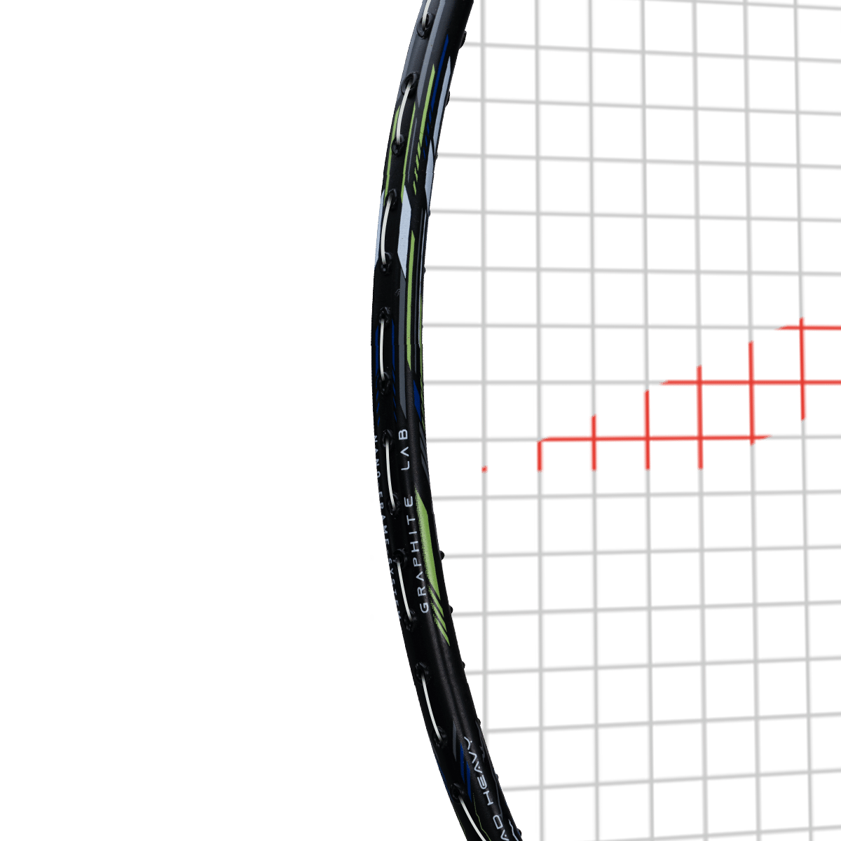 Super Storm Strung Badminton Racket (Black)