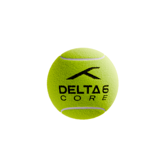 Single Delta 6 Core Cricket Tennis Balls (Yellow)