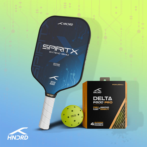 Spirit X Paddle + 4 Delta P500 Pro Ball Set