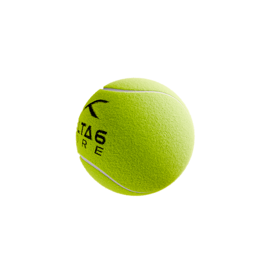 Single Delta 6 Core Cricket Tennis Balls (Yellow)