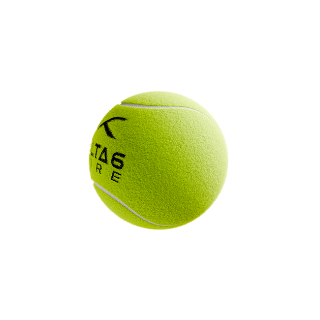 Single Delta 6 Core Cricket Tennis Balls (Yellow)