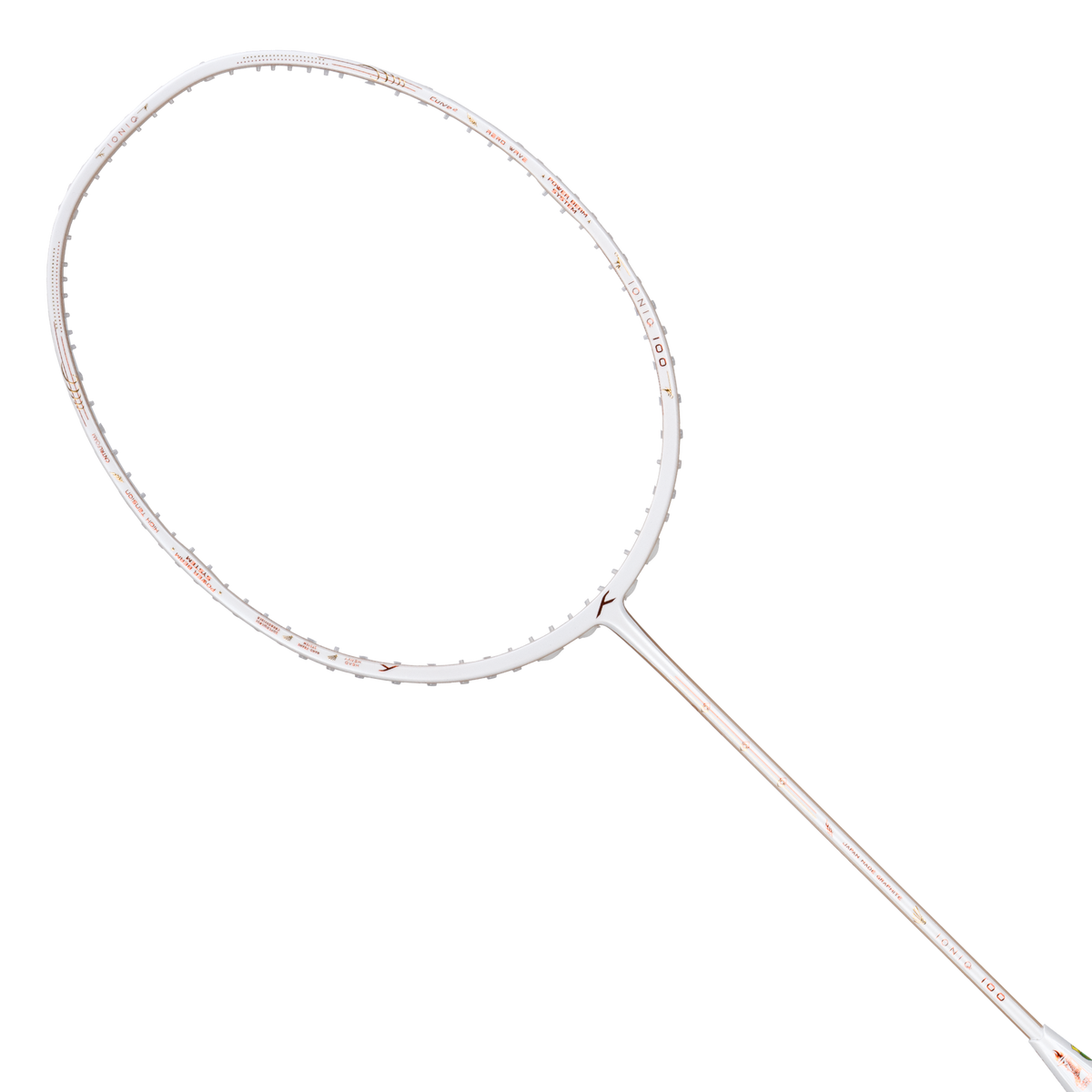 IONIQ 100 LTD - WHITE/GOLD (UNSTRUNG)