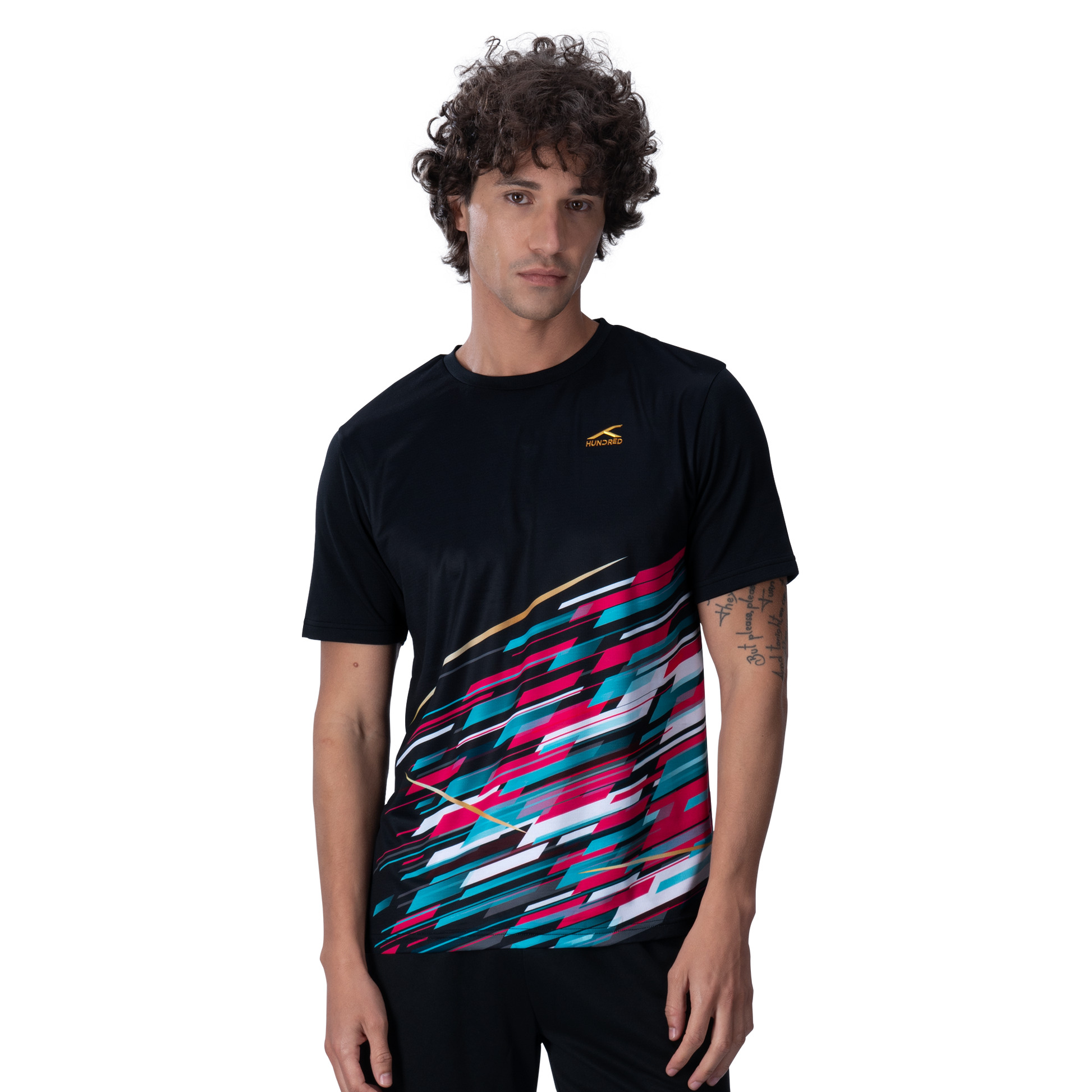 Air Crush T-Shirt - BLACK/GOLD