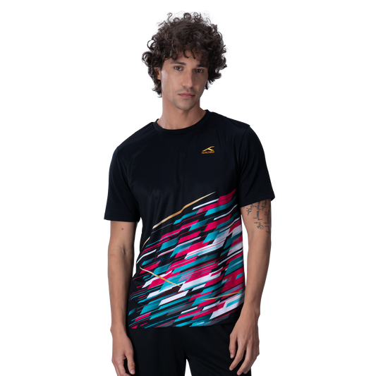 Air Crush T-Shirt - BLACK/GOLD