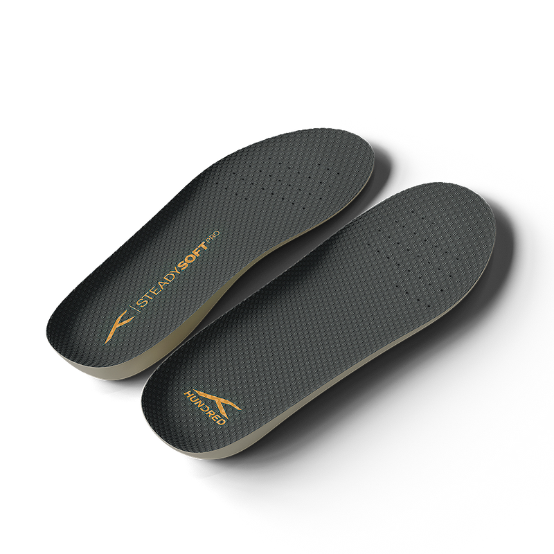 Steady Soft Pro Insole (Dark Grey & Orange)
