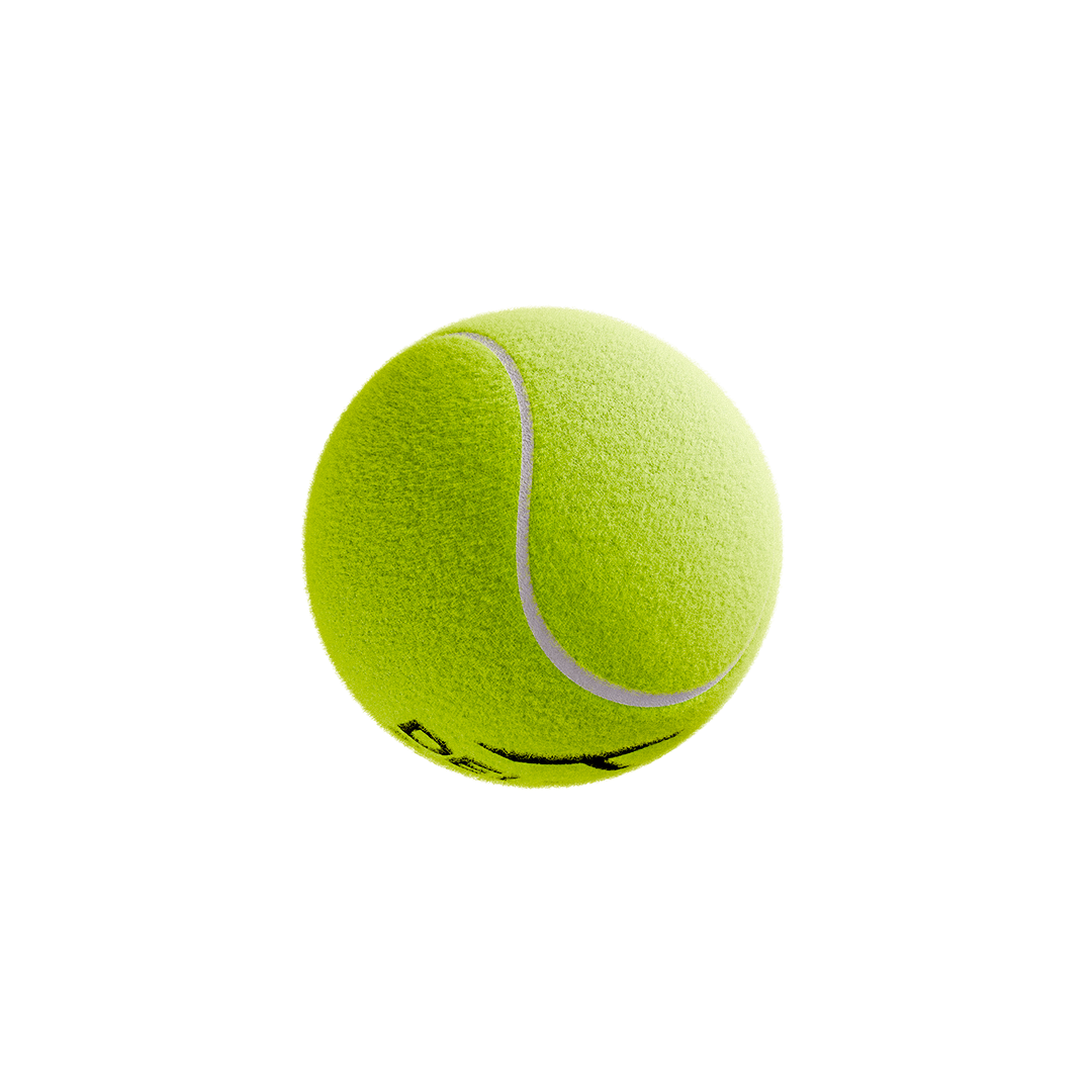 Single Delta 6 SuperLight Cricket Tennis Balls (Pack of 6/Yellow)