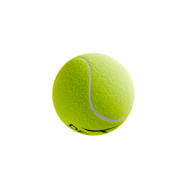 Single Delta 6 SuperLight Cricket Tennis Balls (Pack of 6/Yellow)