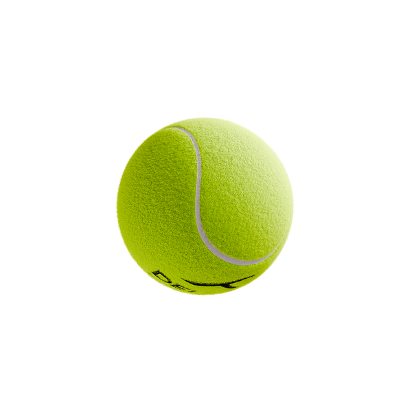 Single Delta 6 Light Cricket Tennis Balls (Pack of 6/Yellow)