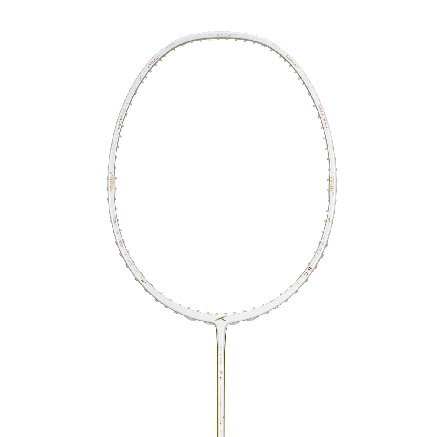 IONIQ 80 LTD - WHITE/GOLD (UNSTRUNG)