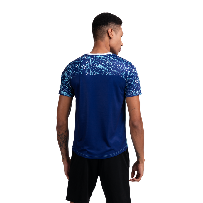 Flake T-Shirt-Blue/Navy