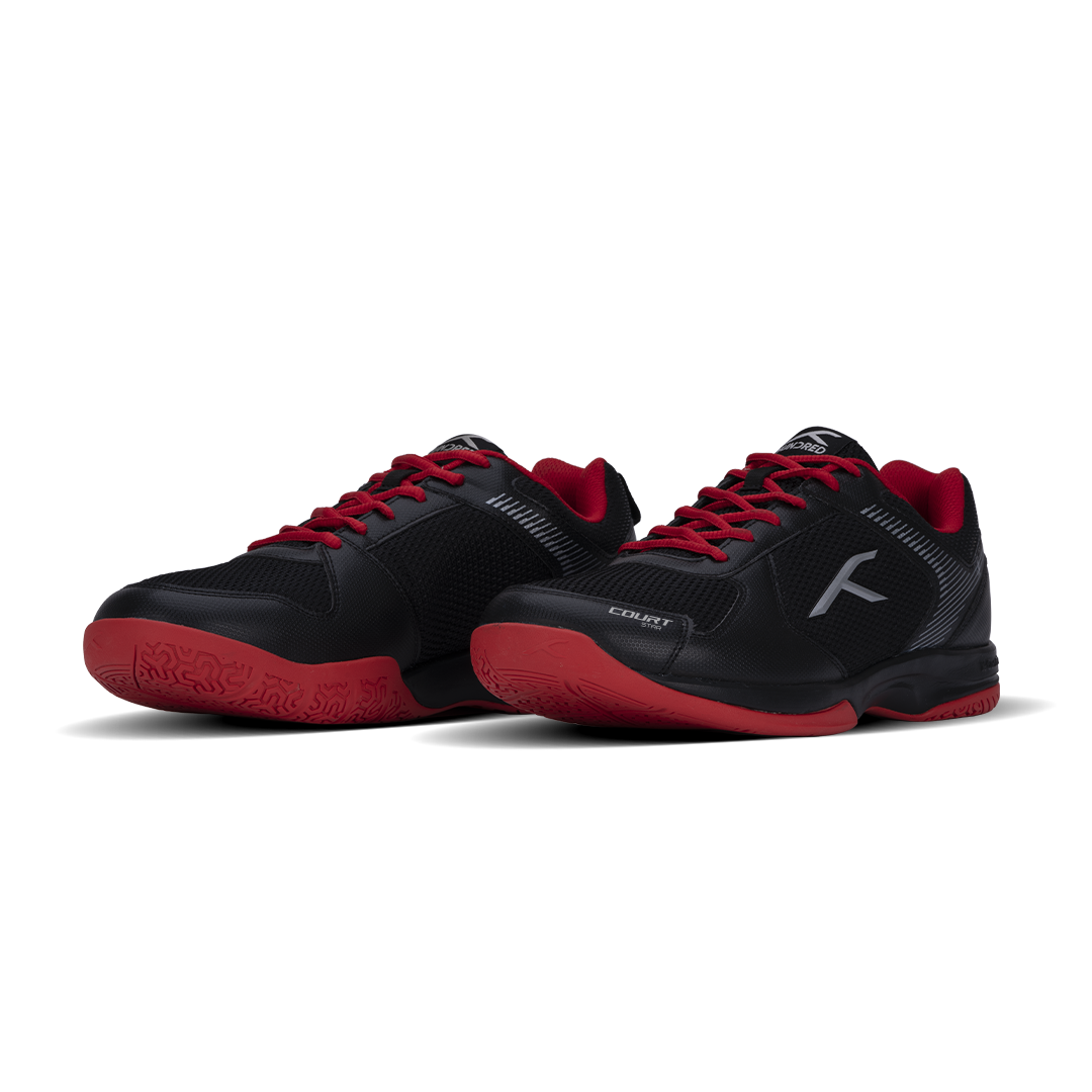 Court Star (Black/Red)