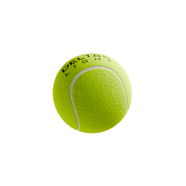 Single Delta 6 Light Cricket Tennis Balls (Pack of 6/Yellow)
