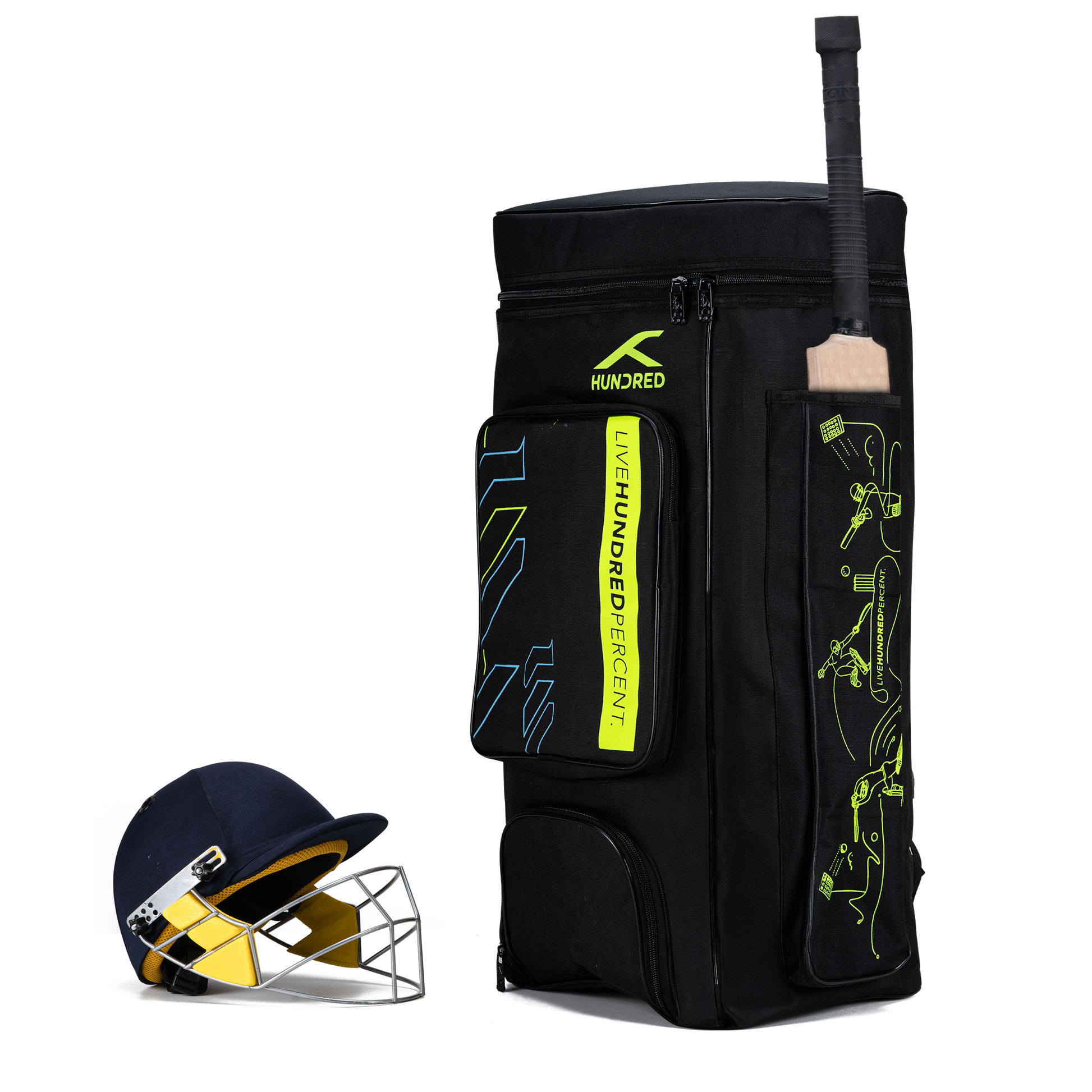 Aspirev Cricket Kitbag (Black)