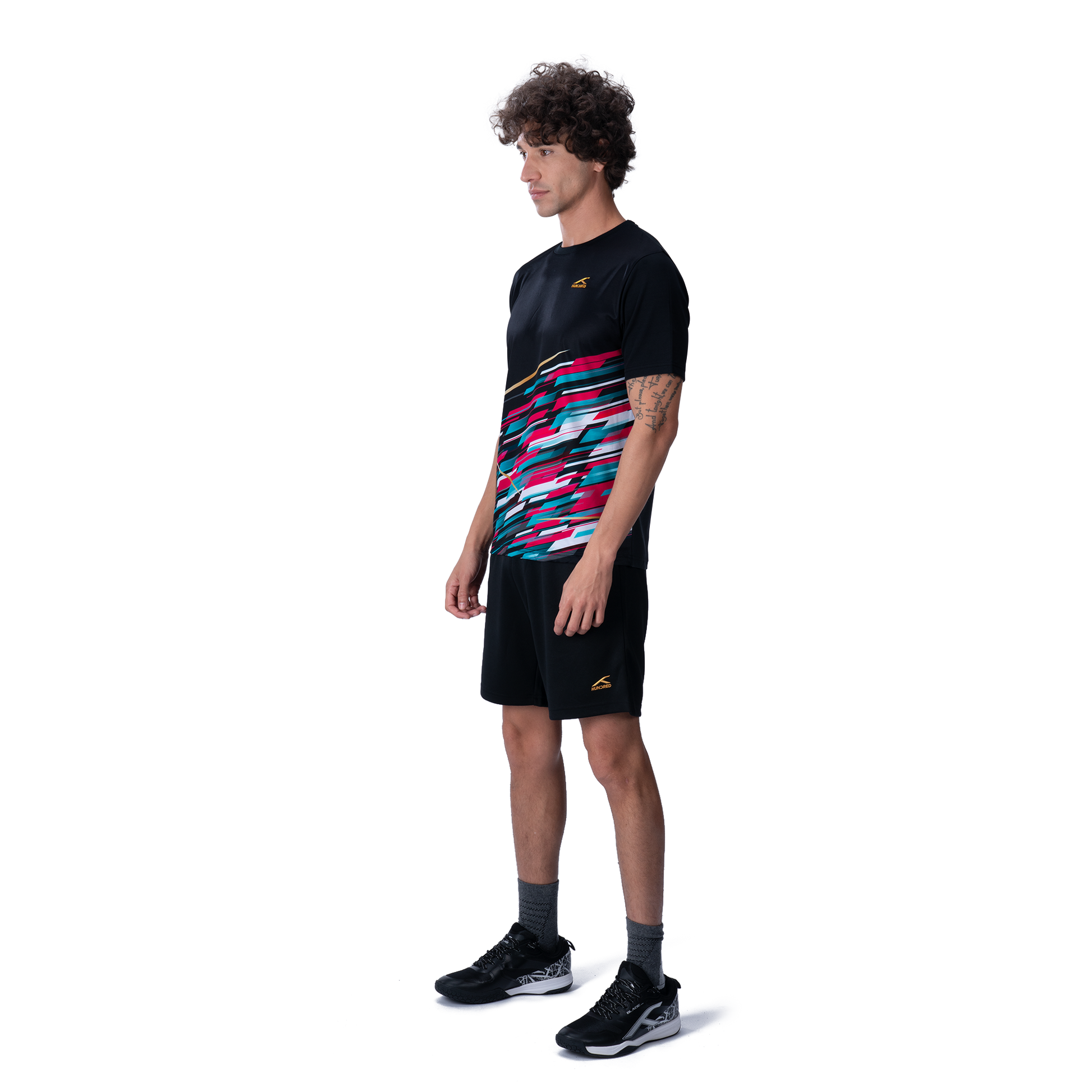 Air Crush T-Shirt - BLACK/GOLD