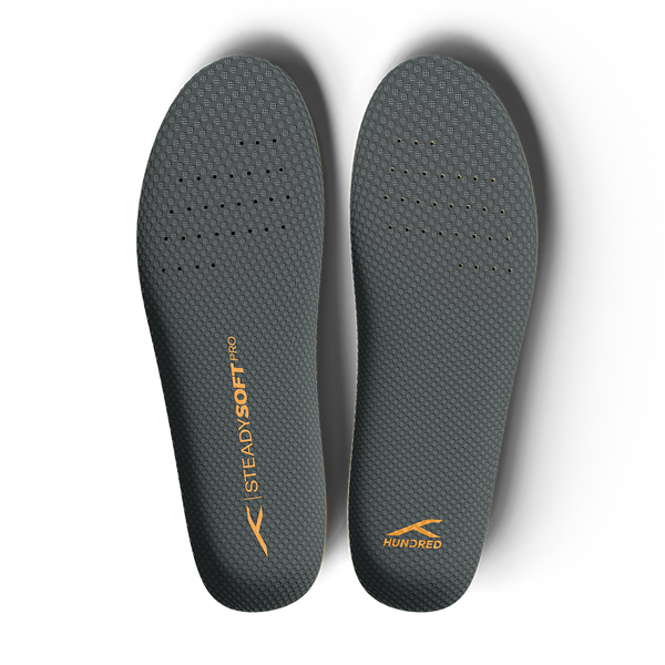 Steady Soft Pro Insole (Dark Grey & Orange)