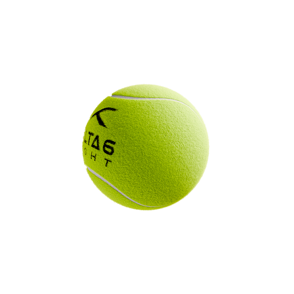 Single Delta 6 Light Cricket Tennis Balls (Pack of 6/Yellow)
