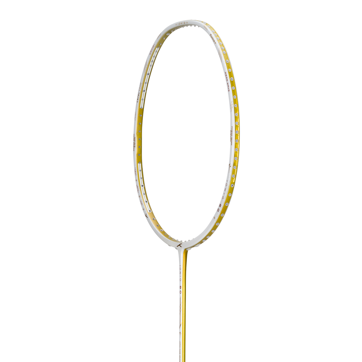 IONIQ 80 LTD - WHITE/GOLD (UNSTRUNG)