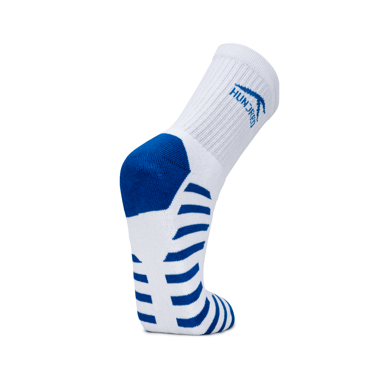 Stripe Quarter Length Performance Sports Socks_White