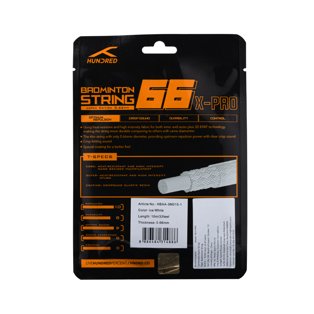 66 X PRO- ICE WHITE